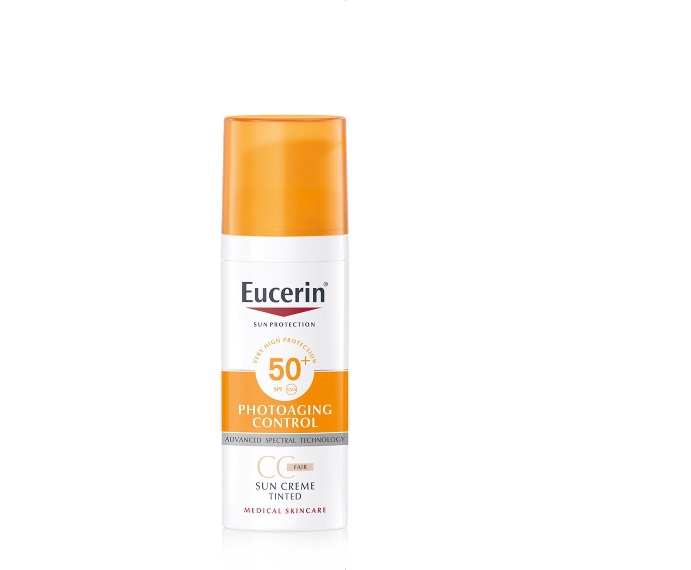 Eucerin Photoaging Control Tonirana krema za zaštitu od sunca SPF 50+ Svetla